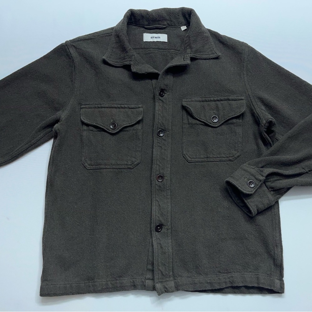 Buck Mason Blanket Field Jacket - Medium Green